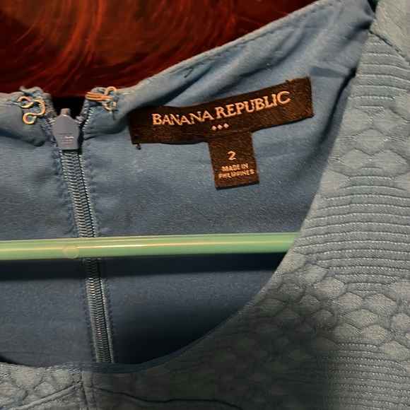 Banana Republic blue formal dress with pockets - Picture 3 of 5